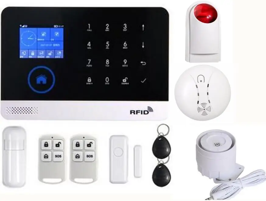 433mhz 3G wifi GSM Alarm System DZX AS07 alarm system kits with app control for home securityin