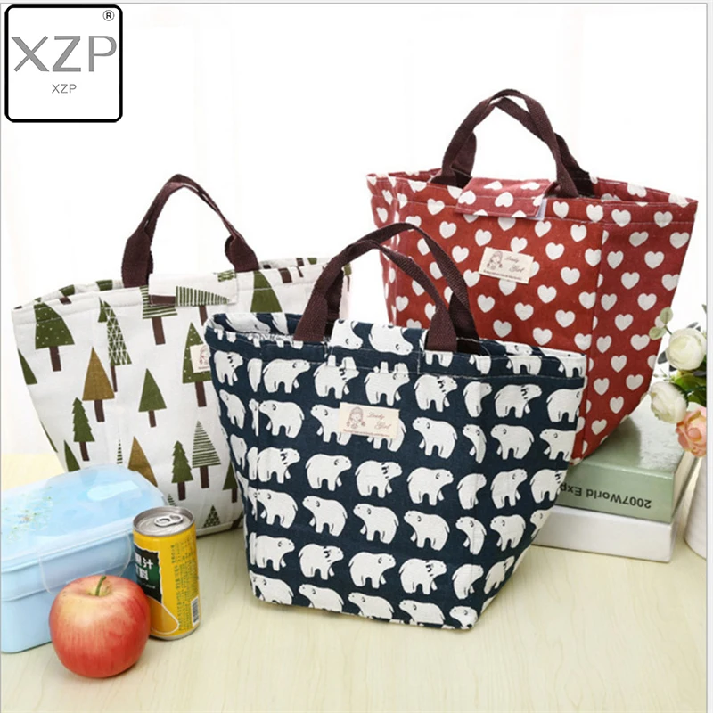 XZP 2019 Waterproof Cotton Lunch Bag for Women kids Men Cooler Lunch Box Bag Tote canvas lunch bag Insulation Package Portable XZP 2019 Waterproof Cotton Lunch Bag for Women kids Men Cooler Lunch Box Bag Tote canvas lunch bag Insulation Package Portable
