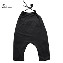 Осень г. модная детская одежда детские Обувь для девочек ремень хлопковый комбинезон шаровары Одежда От 2 до 7 лет