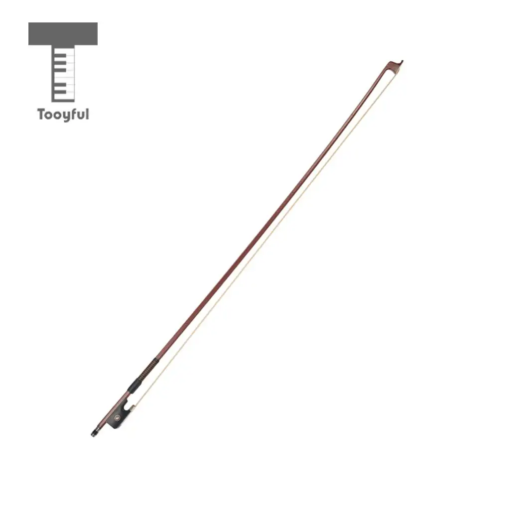 Viola Bow Brazilwood Stick Natural Horse Hair String Ebony Frog Good Sound