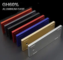 Customized GH60 Full Kit Aluminum Case Shell for xd60 RS60 FACEU60 ETC 60% standard layout mechanical keyboard