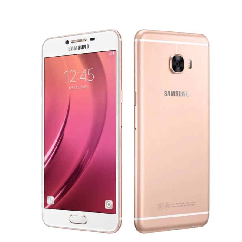 samsung Galaxy C5 разблокирована 5,2 дюймов LTE 4G 4 GB Оперативная память 32/64 GB Оперативная память 16.0MP Octa Core 1080 P Android 6,0 NFC Смартфон