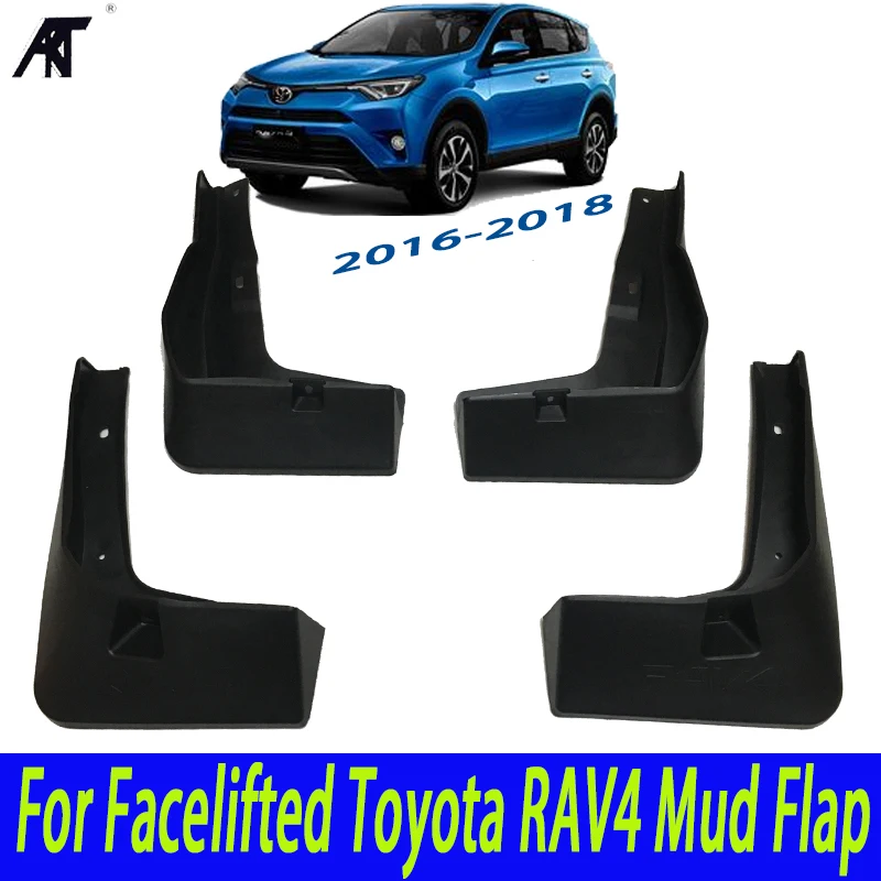 

Car Mud Flaps For Facelifted Toyota RAV4 2016 2017 2018 Set Molded Mudflaps Splash Guards Mud Flap Mudguards Fender Accessories
