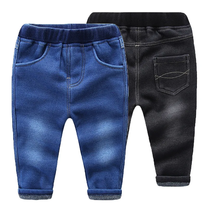 

Thick Girls Jeans Baby Kids Jeans for Children Boys Girls Leggings Kids Thick Fleece Pants Toddler Pants Girls Pants Winter 1-5Y