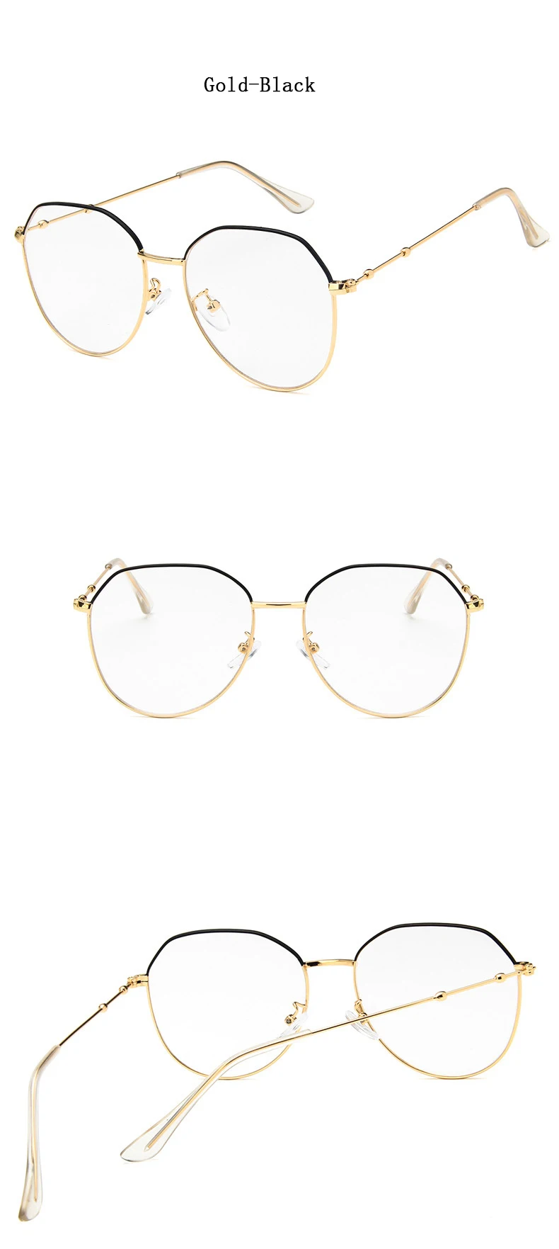 Лоскутное Цвет металлический каркас полигон Для женщин Для мужчин Винтаж оптические очки кадры очки плотная очки Óculos Gafas K8