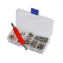 durable 135pcs Set Automotive Car Air Conditioning Valve Core&Disassembly Tool Accessory