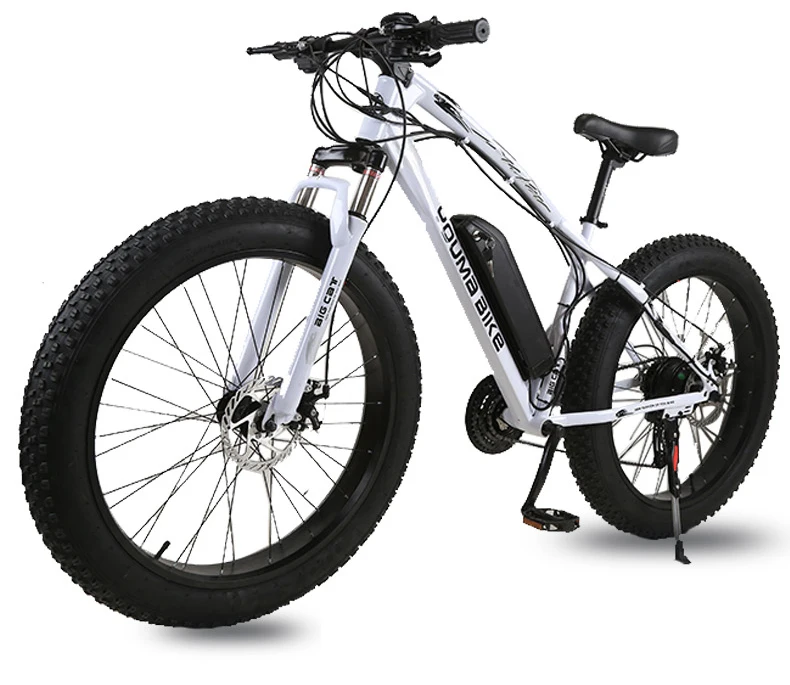 Perfect 27 speed Powerful 4.0 inch Fat Tire electric Mountain Bike 36V 10AH 300W eBike downhill Bicycle  free shipping 20