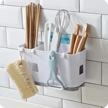 Контейнер для палочек для еды сушилка для кухни дренажные палочки для еды настенная подвесная ложка держатель для ключей пластик wx8081140