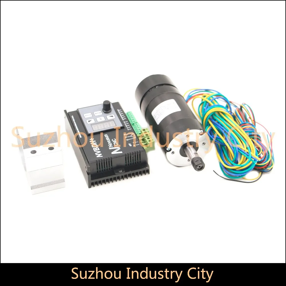 High Quality! 400w ER8 CNC Spindle motor NVBDH+ brushless DC motor, brushless motor drive spindle motor With Hall LCD Panel High Quality! 400w ER8 CNC Spindle motor NVBDH+ brushless DC motor, brushless motor drive spindle motor With Hall LCD Panel
