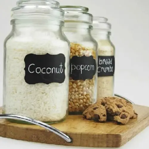 

36pcs Chalkboard Blackboard Chalk Board Stickers Decals Craft Kitchen Jar Labels