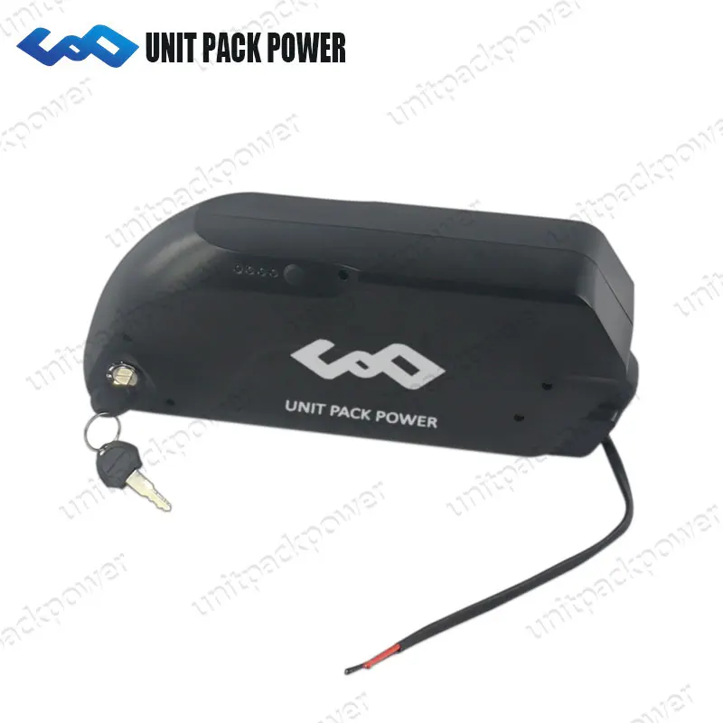 Top Down Tube Ebike Battery 48V 13Ah Electric Bike Tiger Shark 48V 750W Lithium Battery with Samsung Cell USB Port 4