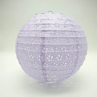 

20/25/30/40cm Purple Round Chinese Paper Lantern Ball Luminaria Paper Lanterns Wedding Birthday Children Decoration Lanterns