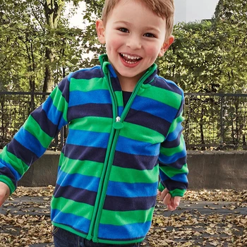 

Spring Autumn Children Kids Boy Girl Hoodies Baby Boys Stripe Fleece Jackets And Coats Kids Girls Sweatshirt