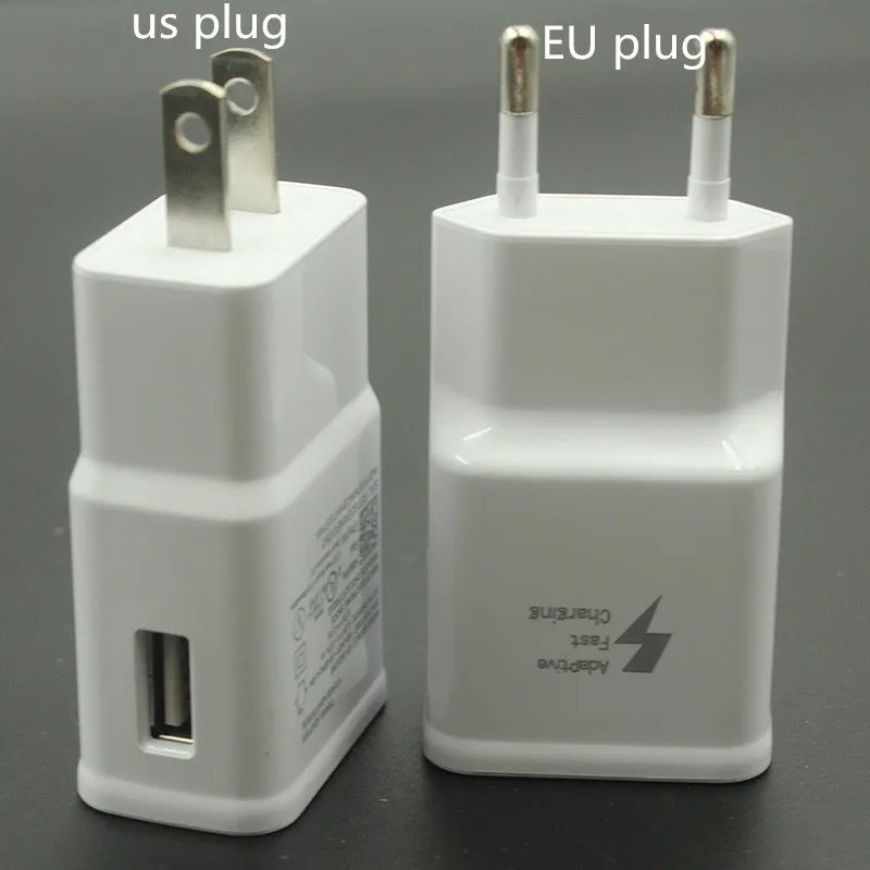 9V 1.67A Adaptive Fast Charger Adapter Micro USB/TYPE C Data Cable For