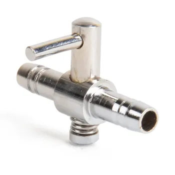 

Stainless Steel Single Way Aquarium Outlet Air Flow Control Lever Valve Inline Manifold Air Pump Splitter Switch Tap 4*6mm Tube
