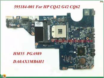

High Quality 595184-001 For HP CQ42 G42 CQ62 Laptop Motherboard DA0AX1MB6H1 HM55 PGA989 DDR3 100% Tested
