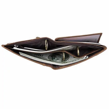

KEDANISON wallet man leather short men's purse with credit card holder