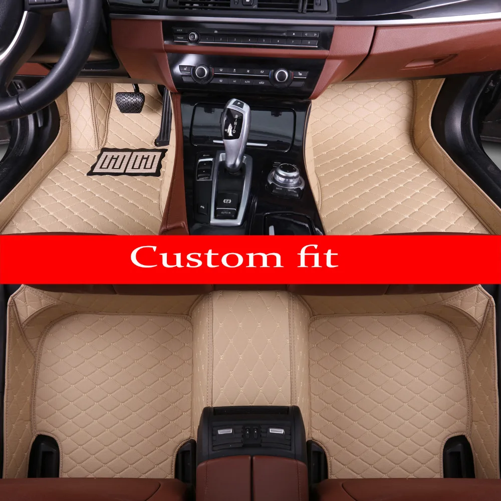 Автомобильные коврики для BMW серии 3/4/5/6/7 GT M3 X1 X4 X5 X6 Z4 5D кожаные Противоскользящие
