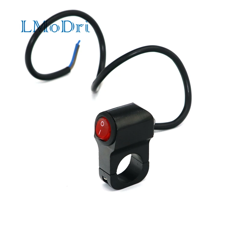 LMoDri 12v Motorcycle Headlight Switches Aluminium Alloy For 7/8" 22mm