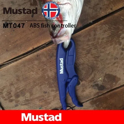 

Mustad Fishing Grip MT047 High-strength Plastic Clamp Fish Pliers Blue Ultralight Lure Controller Sea Fishing Tackle Pesca ABS
