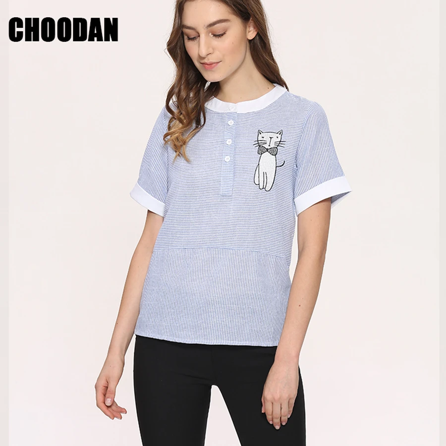 1238 embroidery blouse women  (2)