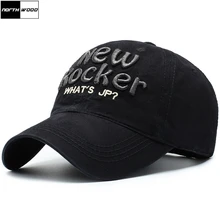 [NORTHWOOD] Высококачественная хлопковая бейсболка в стиле хип-хоп для мужчин и женщин, бейсболка, шляпа, кепка Para Hombre, облегающая бейсболка