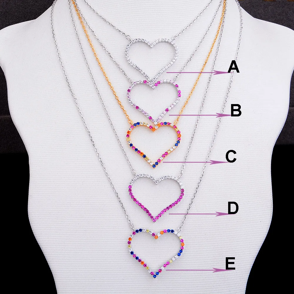 Mother's Day Gift Trendy Dainty Initial Choker Necklaces Personalized Heart Stackable Necklace Jewelry for women girlfriend gift