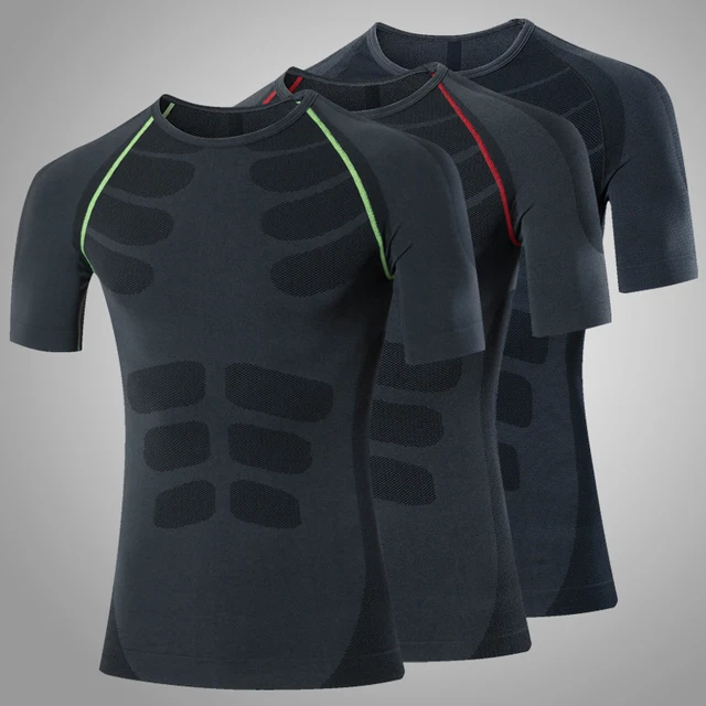 US $4.74 Yuerlian 2019 gym shirt Clearance running jersey t shirt compression fitness t shirt Quick drying m
