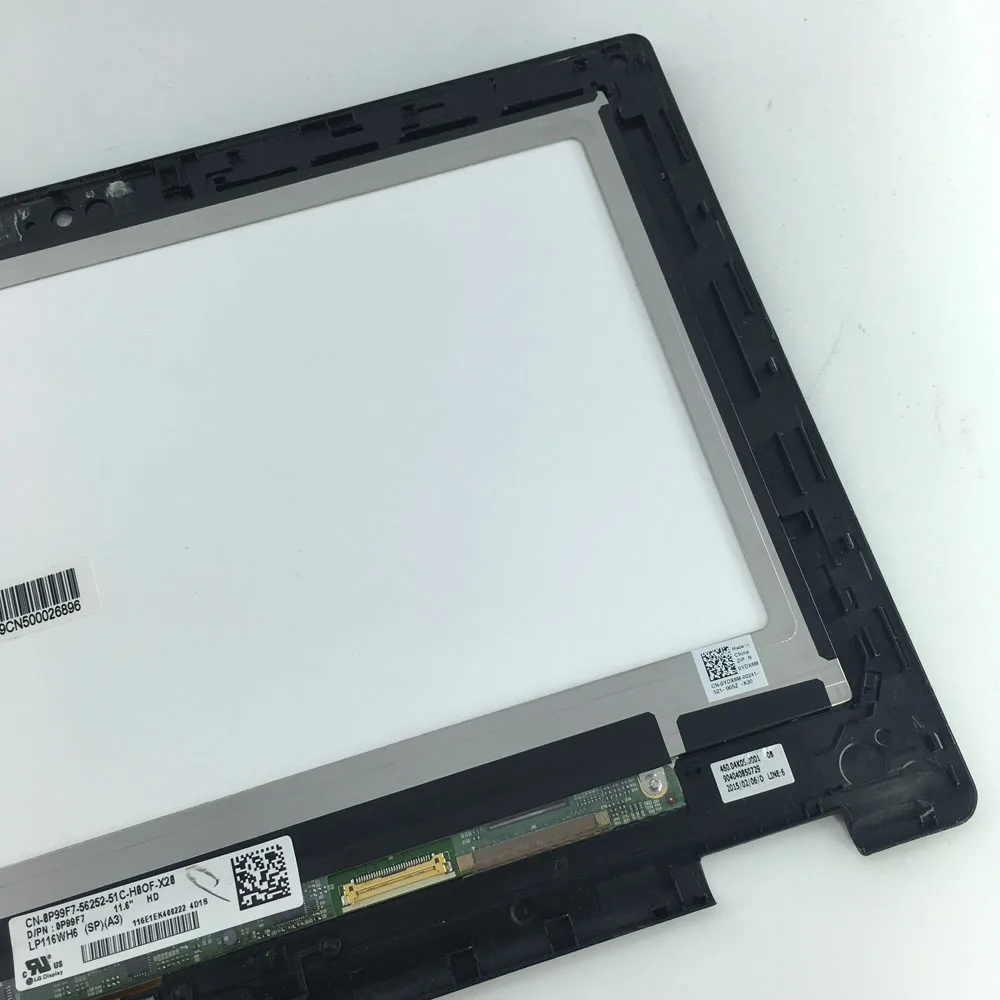 Goedkoop Lcd Touch Screen Digitizer met frame Voor Dell Inspiron 11 3147 3148 3000 3157 3158 3152 3153 i3153 LP116WH6 (SP) (A3)
