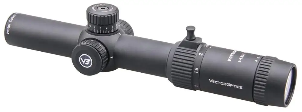 Векторная оптика GenII Forester 1-5x24 Riflescope 30 мм центральная точка с подсветкой подходит AR15. 223 7,62 мм Airgun страйкбол охотничий прицел