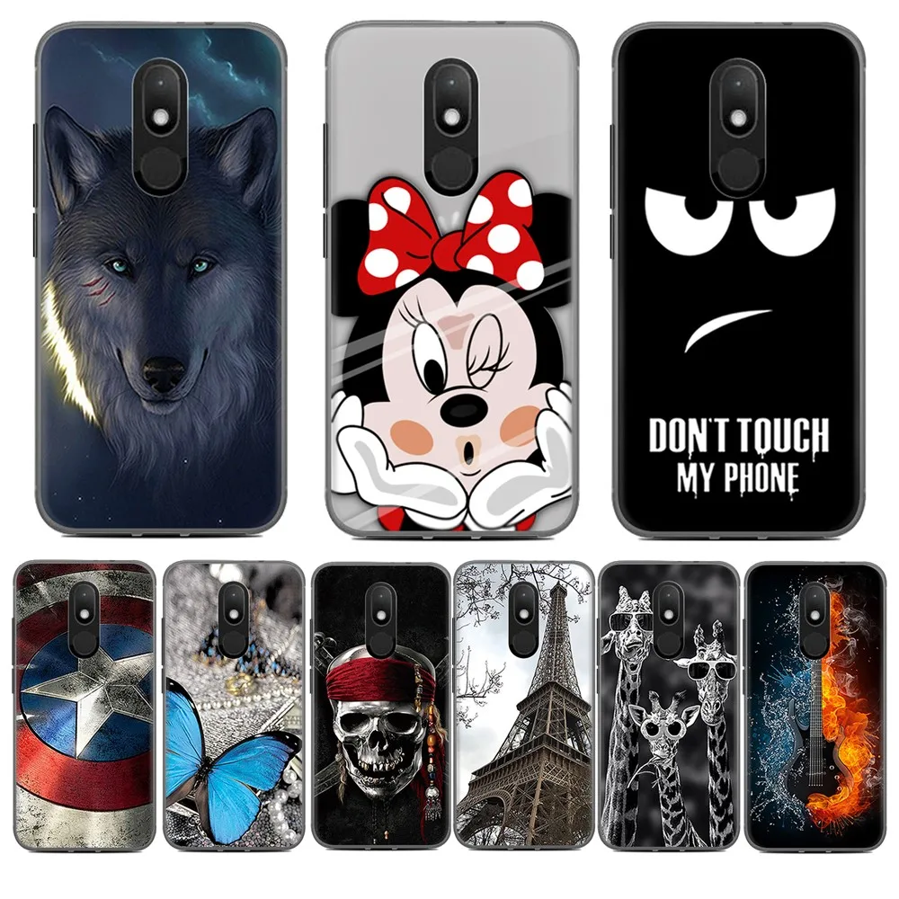 Для Coque Wiko чехол Wim Lite роскошный мультяшный ТПУ для fundas мягкий силиконовый