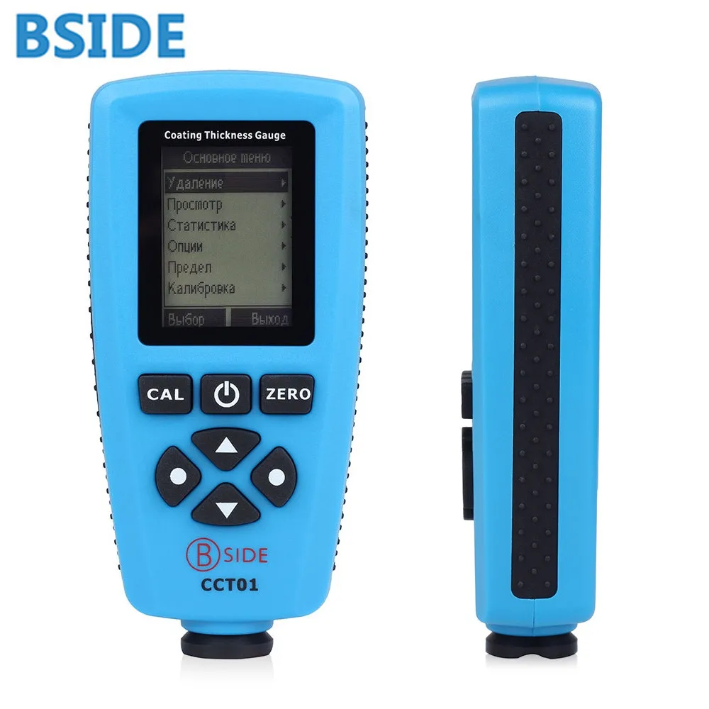 

English EDITION BSIDE CCT01 Digital Coating Thickness Gauge AUTO Thickness Meter Width Measuring Instruments LCD display