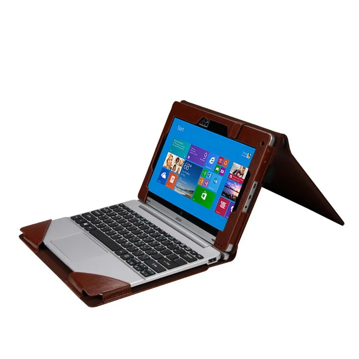 High quanlity 2016 new design waterproof Keyboard & Leather Case Cover for Acer Aspire Switch 10 Black Tablet with free shipping