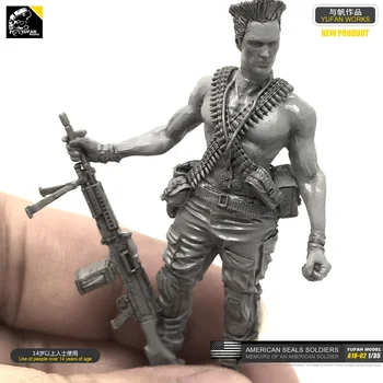 

1/35 Resin Soldier Model (US Special Army God Gurley) A18-02