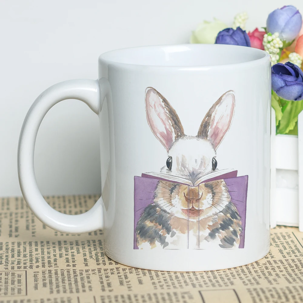 Roses Art Beautiful Deer Coffee//Tea Birthday Gift Mug 11 oz Wild