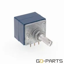 GD-PARTS 1 шт. Япония ALPS RK27 двойной 2x100KA стерео объемный потенциометр лог аттенюатор 6 мм накатанный вал HIFI аудио DIY