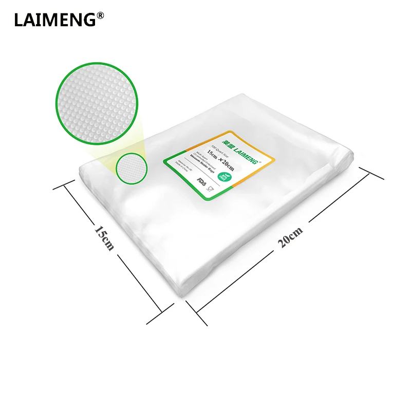 LAIMENG 20 вакуумные пакеты для еды, посылка для хранения для вакуумной упаковки, посылка, пакеты для хранения пищевых продуктов, вакуумные герметики Sous Vide P108 - Цвет: 15-20cm