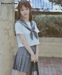 2019 новая школьная форма набор студенческий галстук для костюма матросский костюм набор Настольный костюм японская школьная форма для