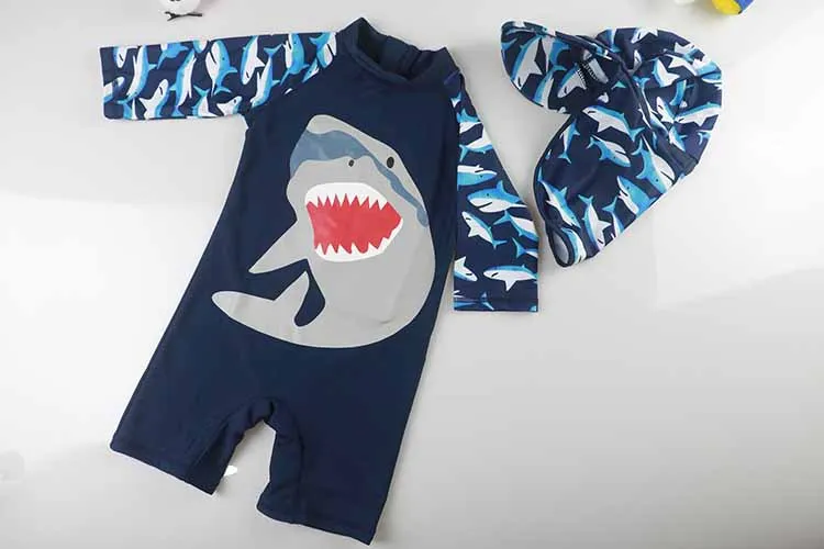 Детский купальный костюм для маленьких мальчиков, комплект из 2 предметов, быстросохнущие пляжные шорты