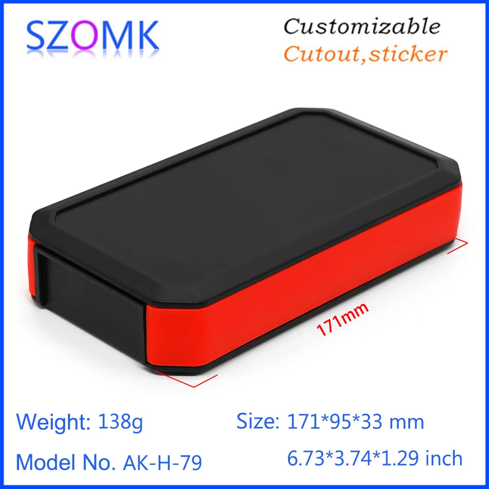 szomk handheld plastic box for electronics instrument housing plastic enclosure for pcb design junction box device project box (11)