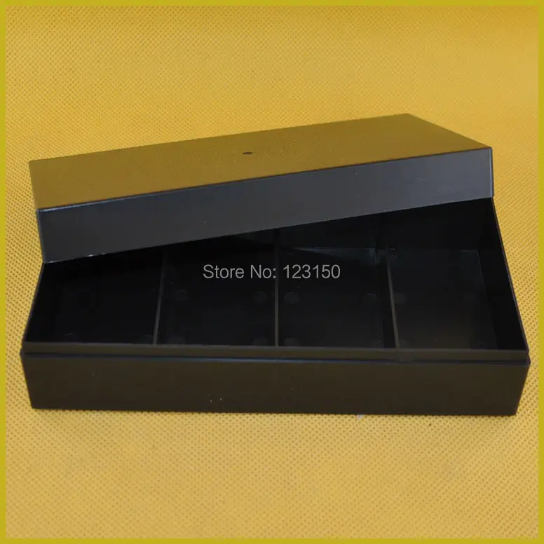TA-116 аксессуары для казино, черный пластиковый чип коробка для хранения 100 шт 40 мм чип для покера