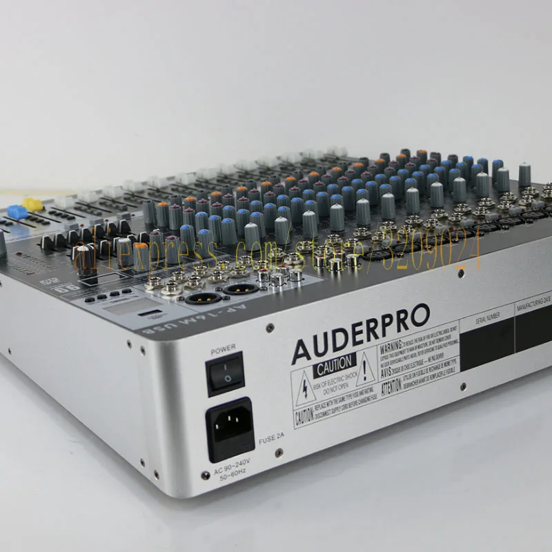 16 Channels Bluetooth Mixer 99 Kinds of Digital