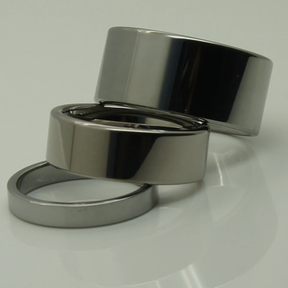 3.5mm pipe cut hi tech scratch proof wedding tungsten ring 1pcin