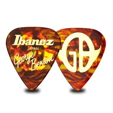 1pc 1100GB Guitar Picks George Benson Signature Ibanez Bass Mediator Acoustic Electric Accessories Classic leopard Guitar Picks ibanez pa16xr bk picks