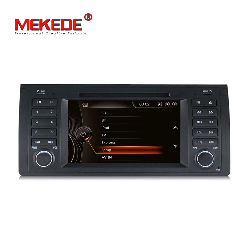 Top Free shipping! Original UI Car dvd multimedia player radio For BMW E39 X5 E53 M5 With GPS Navi RDS USB SD FM BT Canbus E39 X5 M5 1