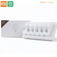 Xiaomi smart Mihome Happy Life белый крючок 6 шт. подходит для ванной спальни кухни стены 3 кг Максимальная нагрузка для xiaomi life