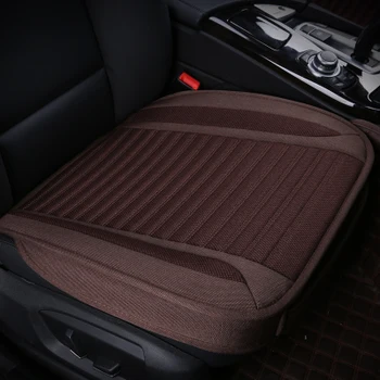 

Four seasons general car seat linen breathable single single pad auto mat healthy free shipping universal interior accessories