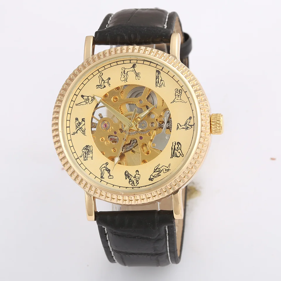 Watches Gold Skeleton Mechanical Watches Men Luxury Watches Automatic Men Designer Watches Pu Leather Relogio Masculino Goer Goer Automatic Watch Goer Watchesgoer Watch Watches Aliexpress