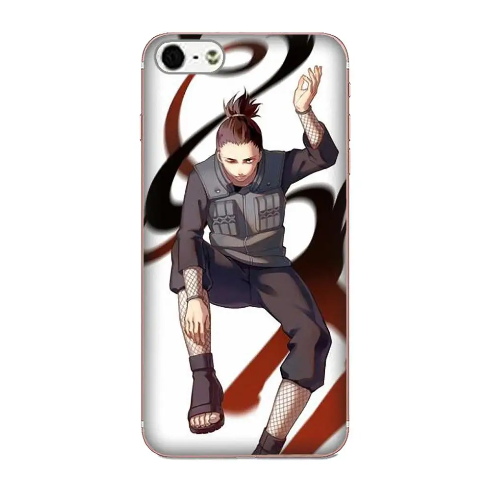 Для Apple iPhone 4 4S 5 5C 5S SE 6 6S 7 8 Plus X XS Max XR мягкая краска для кожи Shikamaru Naruto