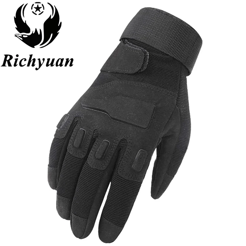 Guantes tácticos militares de UU. Para deportes al aire libre, guantes de combate de dedo completo para motocicleta, antideslizantes, de fibra de carbono, carcasa de tortuga|military tactical gloves|tactical glovesgloves -